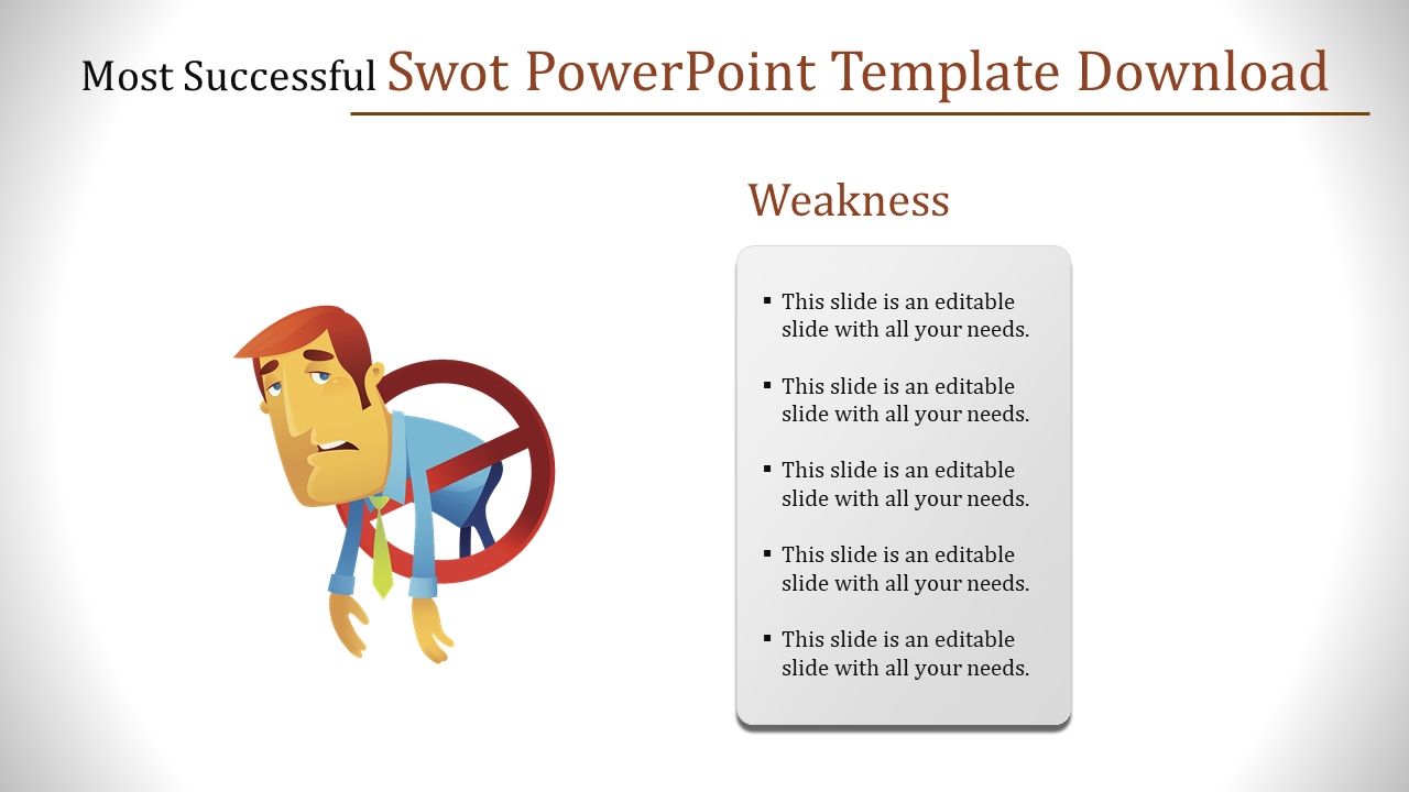Free - Innovative SWOT PowerPoint Template Download